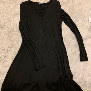 Express Dress with Cross Detailing